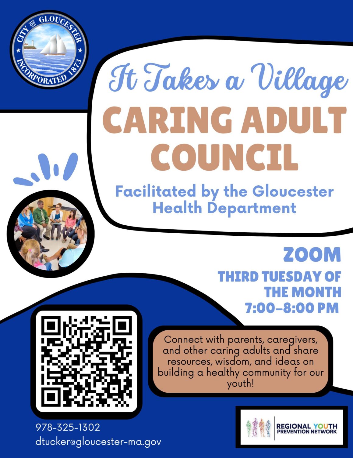 "It Takes a Village" Caring Adult Council Monthly Meeting